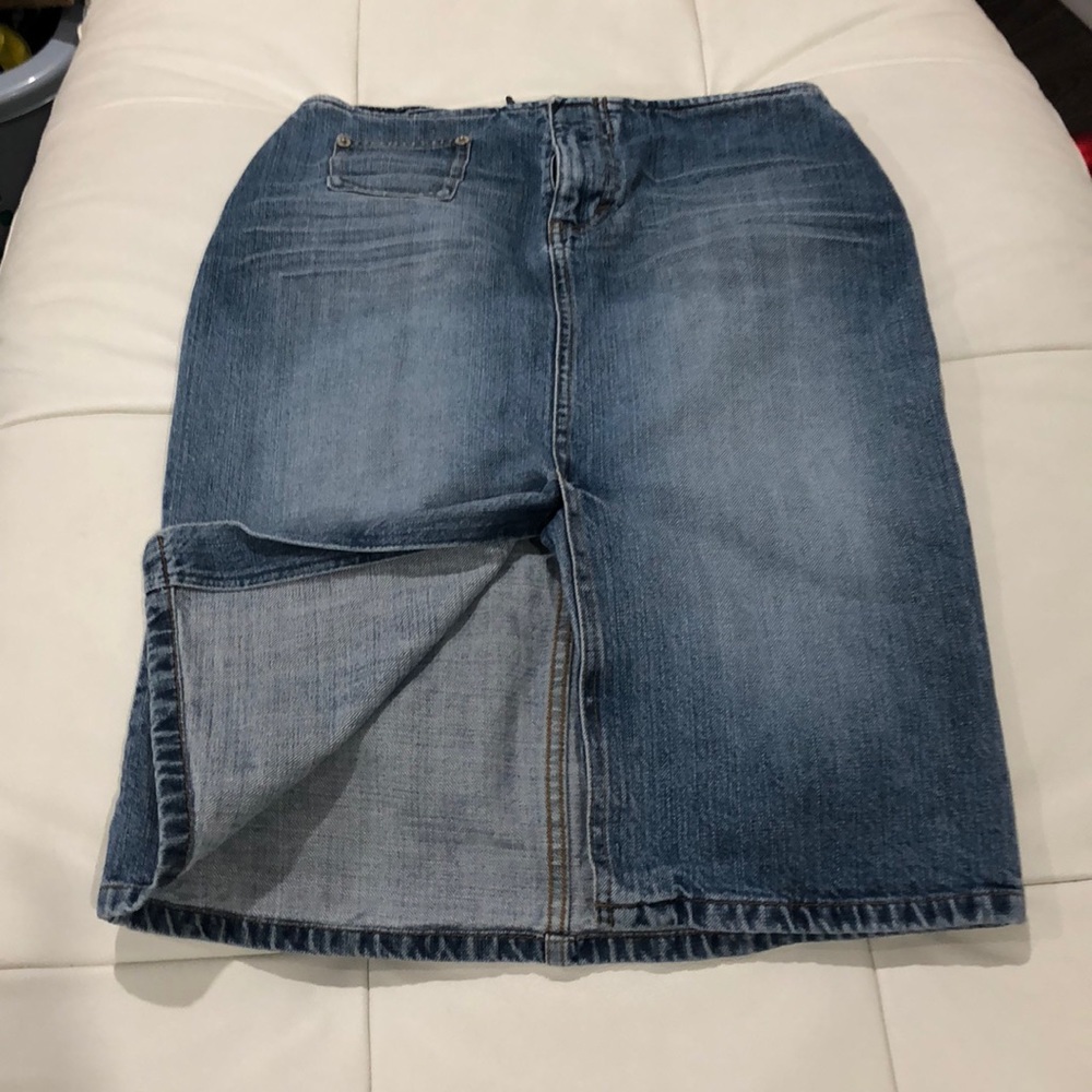 EUC A|C denim skirt